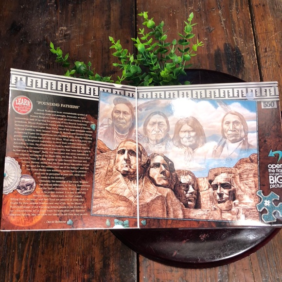 NEW Native Puzzle David Behrens Indian Native Americans 550 Piece Puzzle - Picture 2 of 6